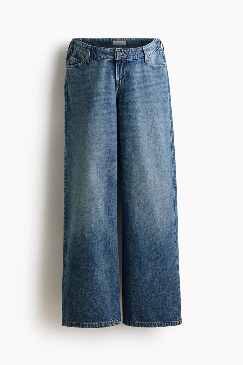 H&M  MAMA Wide Low Jeans for Women | Best Price UAE
