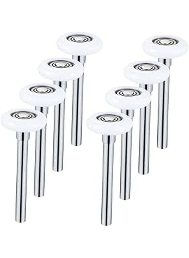 8Pcs Nylon Garage Door Roller Replacement with Stem for Smooth Quiet Operation Easy Installation - Image 1