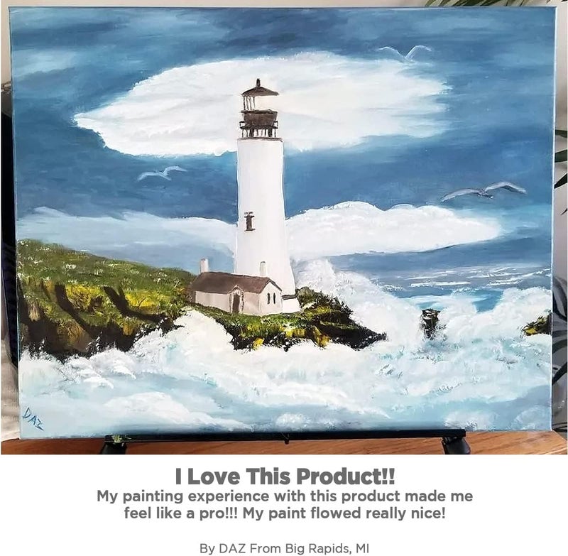 Centurion Deluxe Professional Oil Primed Linen Canvas Panels - Mixed Size Set - 24 Pack of Linen Canvases for Painting, Artwork and More - Image 2