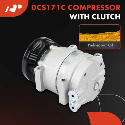 A-Premium Air Conditioner AC Compressor with Clutch Compatible with Chevrolet Aveo 2014 2015 2016 1.6L L4 - Image 3