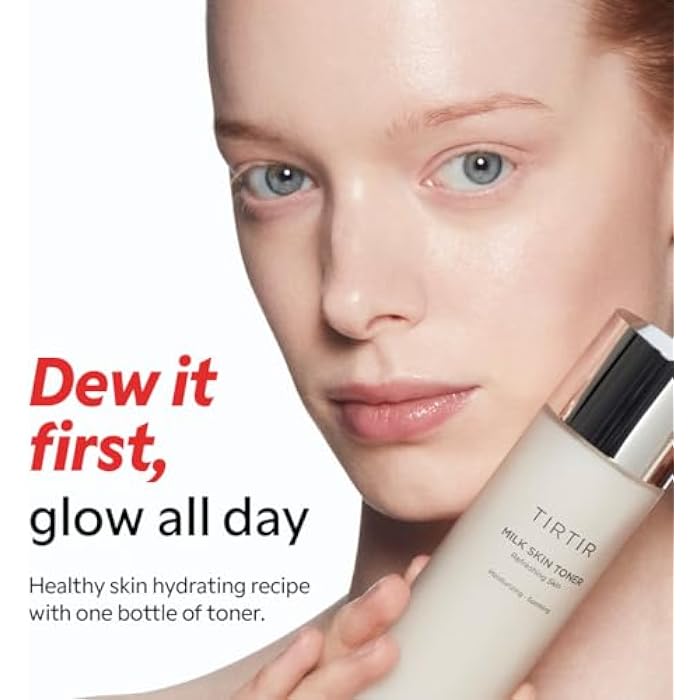 TIRTIR Milk Skin Rice Toner - Deep Moisturizing, Hydrating and Refreshing for face, Niacinamide, Ceramide, Rice Bran Extract, Nature-Oriented Ingredients, Korean Skin Care, Vegan, 150ml / 5.07 fl.oz. - Image 2