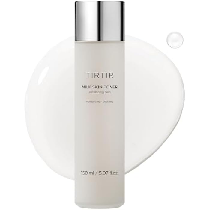 TIRTIR Milk Skin Rice Toner - Deep Moisturizing, Hydrating and Refreshing for face, Niacinamide, Ceramide, Rice Bran Extract, Nature-Oriented Ingredients, Korean Skin Care, Vegan, 150ml / 5.07 fl.oz. - Image 1