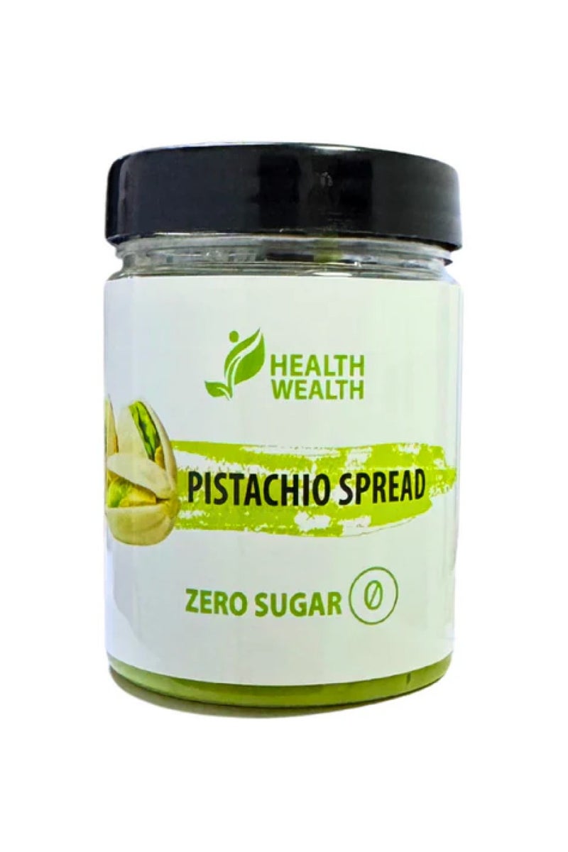 Health Wealth Health Wealth Sugar Free Spread Pistachio Butter 200g  - Image 1