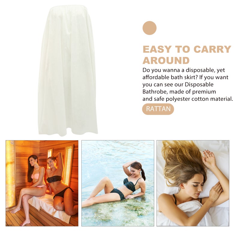 4Pcs Reusable Body Wrap One Time Spa Wrap Reusable Bathrobe Spa Supplies - Image 2
