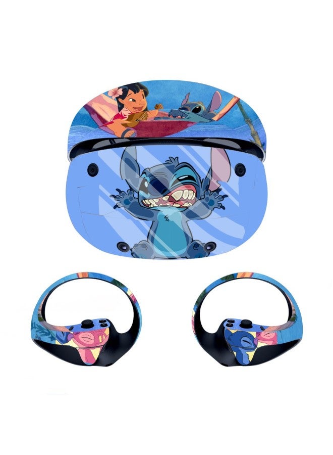 General Applicable To PlayStation VR2 Game Console All-inclusive Protective Film PS VR2 Integrated Smart Glasses Stickers-Color:CMS-VR2-029-QQ  - Image 1