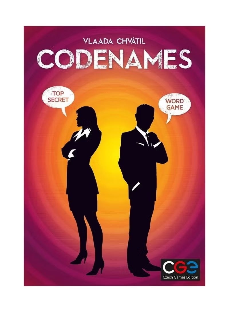 لعبة بطاقات Codenames – لعبة تخمين كلمات استراتيجية ممتعة للعائلة والأصدقاء والتجمعات الجماعية - Image 1