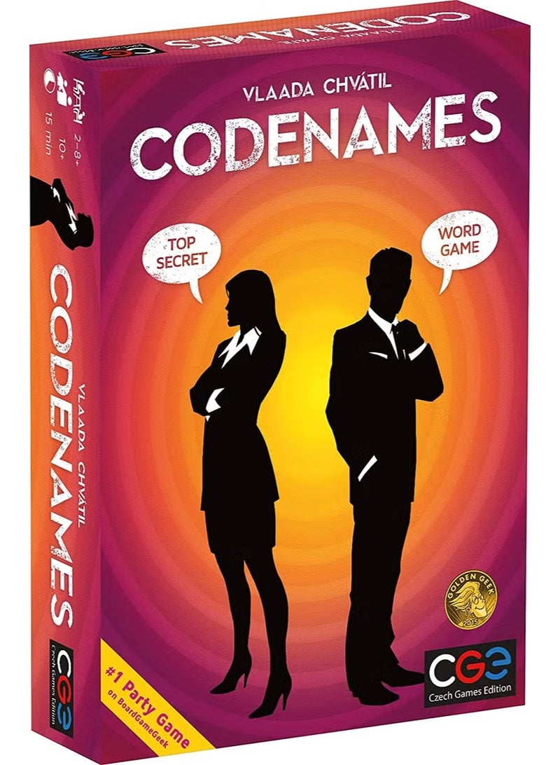 لعبة بطاقات Codenames – لعبة تخمين كلمات استراتيجية ممتعة للعائلة والأصدقاء والتجمعات الجماعية - Image 3