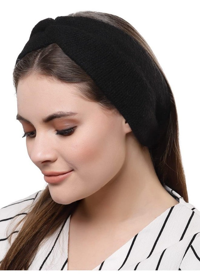 Vogue Hair Accessories Latest Stylish Trendy Classic Heaband For Girls & Women (Colour:- Pink & Black)  - Image 5
