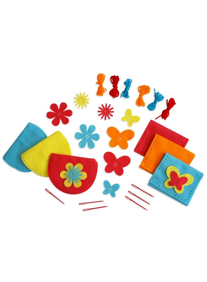 Serabeena Sew Your Own Purses - Sewing Kit for Kids Ages 4-8 Plus - Felt Crafts - Helps Develop Fine Motor Skills - DIY Kit With 6 Purses & Accessories - Image 3