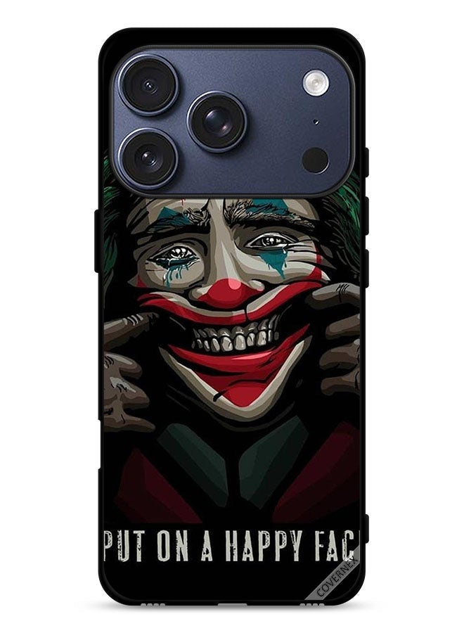 Covernex Apple iPhone 17 Pro Protective Case Cover Put On A Happy Face - Image 1