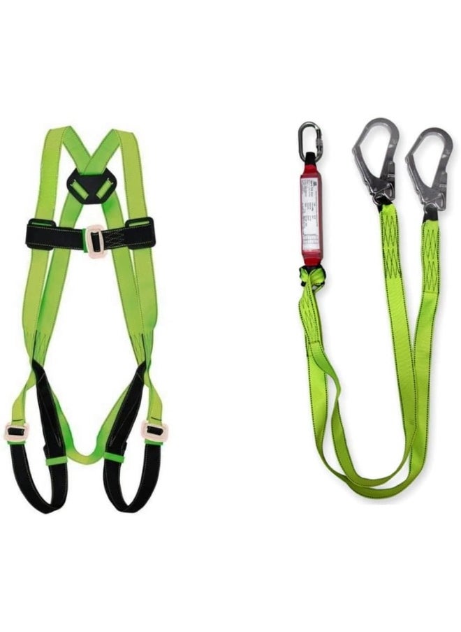 Biella Body Fall Protection Safety Harness Essential Climbing Prevention with Hook for Construction, Window Cleaning, Measurement, and More  - Image 1