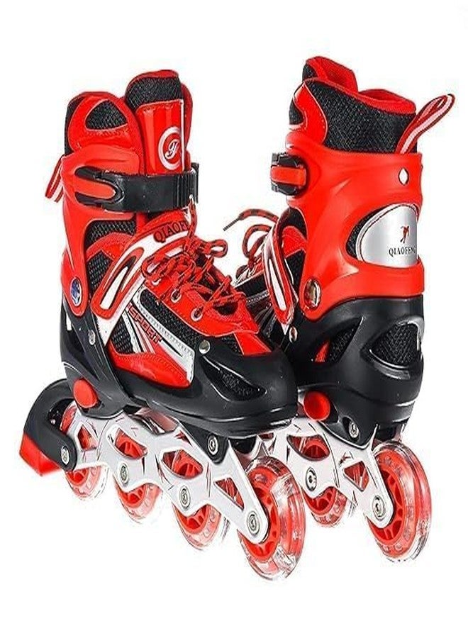 Cheet enterprise Inline Skating Shoes for 5-16 Yrs Boys and Girls Adjustable Skating Shoes Comfertable Skate for Outdoor Fun with Roller Skates - Image 3