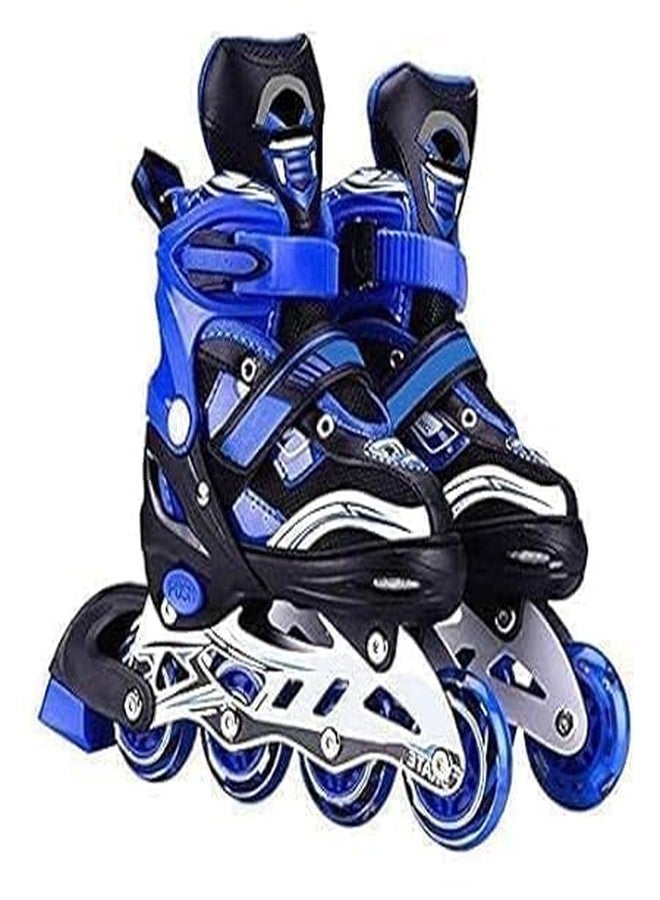 Cheet enterprise Inline Skating Shoes for 5-16 Yrs Boys and Girls Adjustable Skating Shoes Comfertable Skate for Outdoor Fun with Roller Skates - Image 1