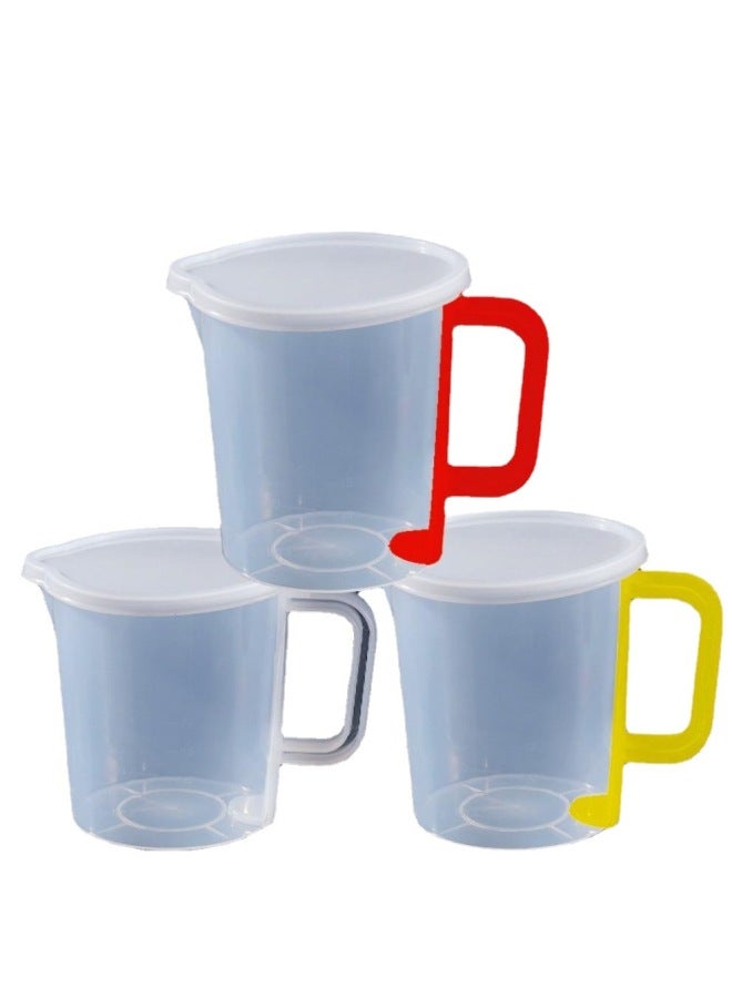 Measuring Cup Manufacturers Wholesale With Handle Measuring Cup Plastic Restaurant Milk Tea Shop Kitchen Home-Color:No Cap, No Scale-Capacity:14*14-1000ml - Image 5