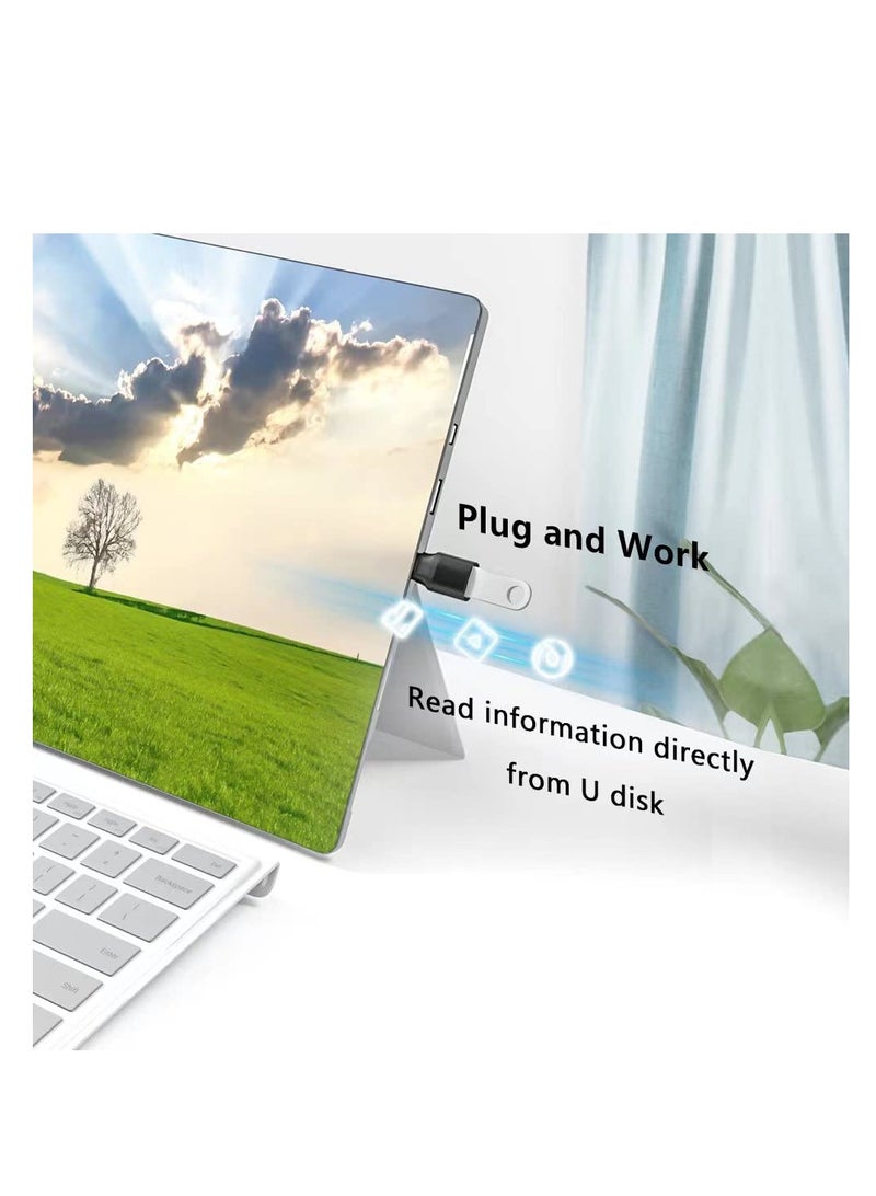 SOLARAE USB C to USB Adapter, USB C to USB 3.0 Magnetic Adapter Compatible with MacBook Pro USB Hub Keyboard U Disk 5 Gbps Data Transmission, Strong Magnetism and 180 Degree Reversible (2 Pack) - Image 3