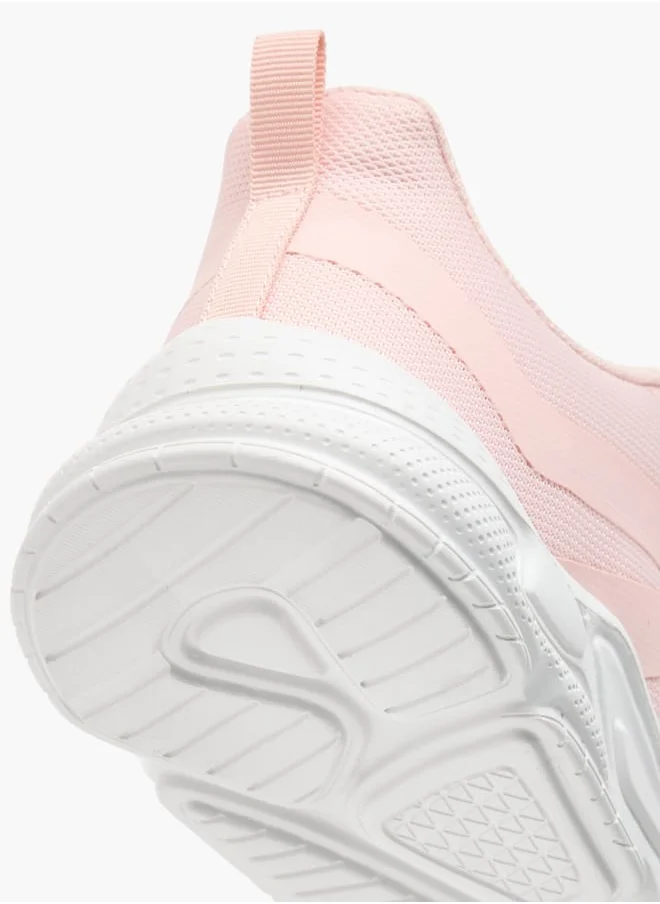 Oaklan by Shoexpress Women Textured Lace-Up Sports Shoes with Pull Tabs