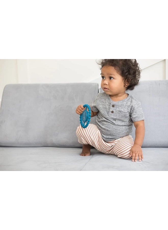 Bella Tunno - Happy Teether For Boys - Soft & Easy Grip Baby Boy Teether Toy, Silicone Teether Ring To Help Soothe Gums, Non-Toxic And Bpa Free, I'M A Feminist Too - Image 1
