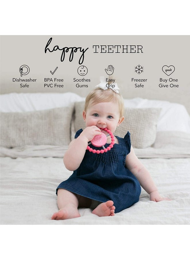 Bella Tunno - Happy Teether For Boys - Soft & Easy Grip Baby Boy Teether Toy, Silicone Teether Ring To Help Soothe Gums, Non-Toxic And Bpa Free, I'M A Feminist Too - Image 1