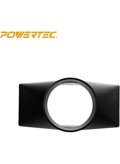 POWERTEC POWERTEC 70151 Dust Hood Rectangular Shape, Funneled 4-Inch Fitting By 10-Inch Wide Attachment for Dust Collection  - Image 4