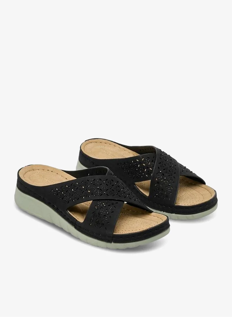 Flora Bella By Shoexpress Flora Bella Women Embellished Cross Strap Sandals
