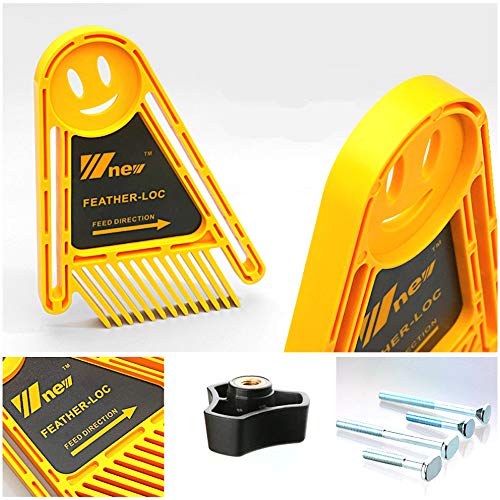 Evwoge Feather Loc Board Set for Woodworking Table Saws Engraving Machine Double Featherboard Push Block for Workbenches - Image 2