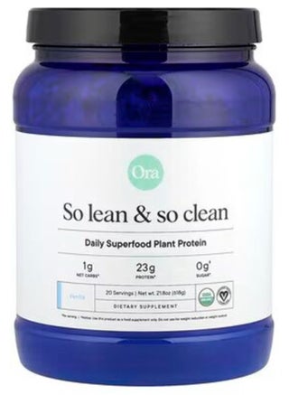 So Lean & So Clean PlantBased Superfood Protein Vanilla 21.8 oz (618 g) - pzsku/Z4C5DED8A0FCA06FED123Z/45/_/1742355233/34fc1684-6545-4e8e-bb7a-b03cb83b6fb1