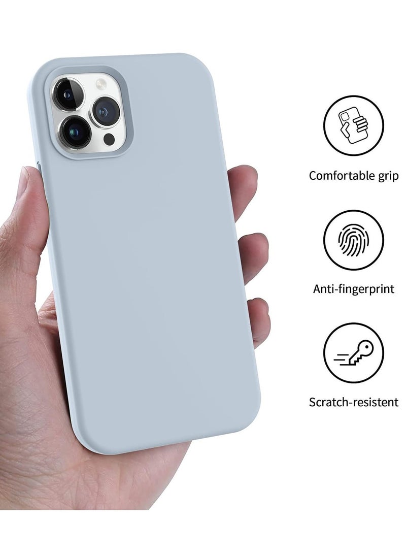 BORTONY iPhone 12 Pro Max Case Liquid Silicone Anti Scratch Anti Fingerprint Soft Silky Touch Shockproof Protective Cover for Apple iPhone 12 Pro Max  - Image 4