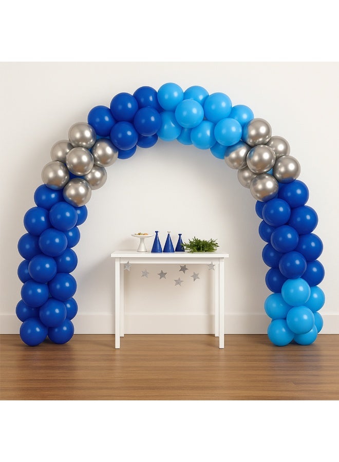 نقطة الحزب مجموعة تزيين البالونات - 73 قطعة من بالونات اللاتكس مقاس 12 بوصة (3 ألوان، 2.8 جرام) مع 100 نقطة غراء لتزيين الحفلات والمناسبات - Image 1