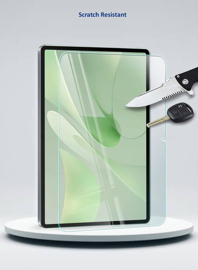 دبليو تيك هواوي ميت باد 12 X / ميت باد اير 2024 (12.0 بوصة) سلسلة بريميوم منحنية الحواف غطاء كامل واقي شاشة زجاجي - شفاف - Image 3