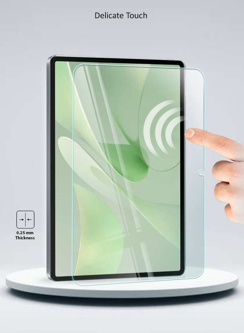 دبليو تيك هواوي ميت باد 12 X / ميت باد اير 2024 (12.0 بوصة) سلسلة بريميوم منحنية الحواف غطاء كامل واقي شاشة زجاجي - شفاف - Image 2