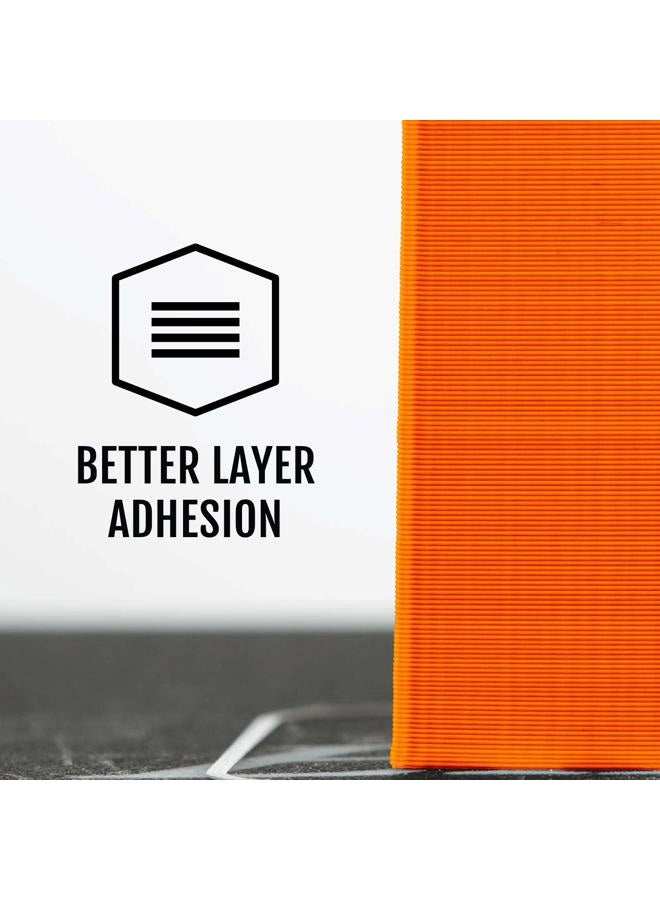 HATCHBOX 1.75mm Orange PLA 3D Printer Filament - 1kg Spool (2.2 lbs.) - Dimensional Accuracy +/- 0.05mm - Image 4