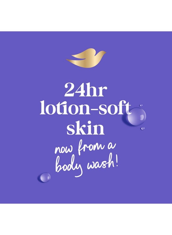 Dove Body Wash For 24hr Lotion-Soft Skin 4 Count For 24hr Lotion-Soft Skin Unwind Blueberry & Moon Milk Moisturizing Skin Cleanser with No Sulfates No Parabens - Image 4