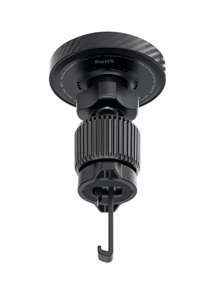 ACEFAST "Fast Qi2 Wireless Charger Magnetic Car Mount D33 – 15W High-Speed Charging, Strong Magnet, 360° Adjustable Air Vent Holder, One-Hand Operation, Compatible with MagSafe & Qi-Enabled Devices" - Image 2