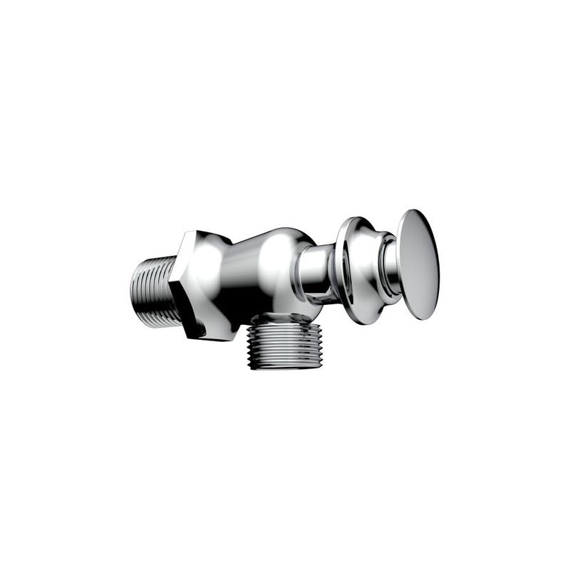 Viking Brass Self-Closing Urinal Cock Ocular - Thread Size (1)& (2) 15mm (1/2”) Both Outer - Polished CP - ideal choice for hotels, Restaurants, Offices - Image 1