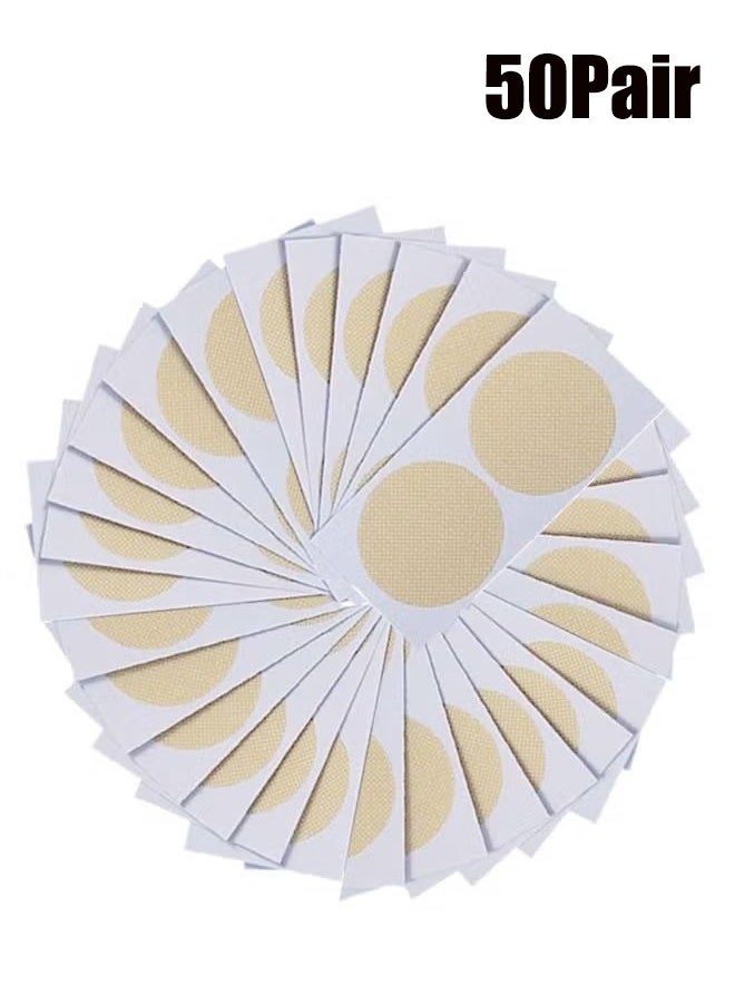 واي جيه 50 قطعة ملصقات حماية الحلمة ذاتية اللصق يمكن التخلص منها - Image 1