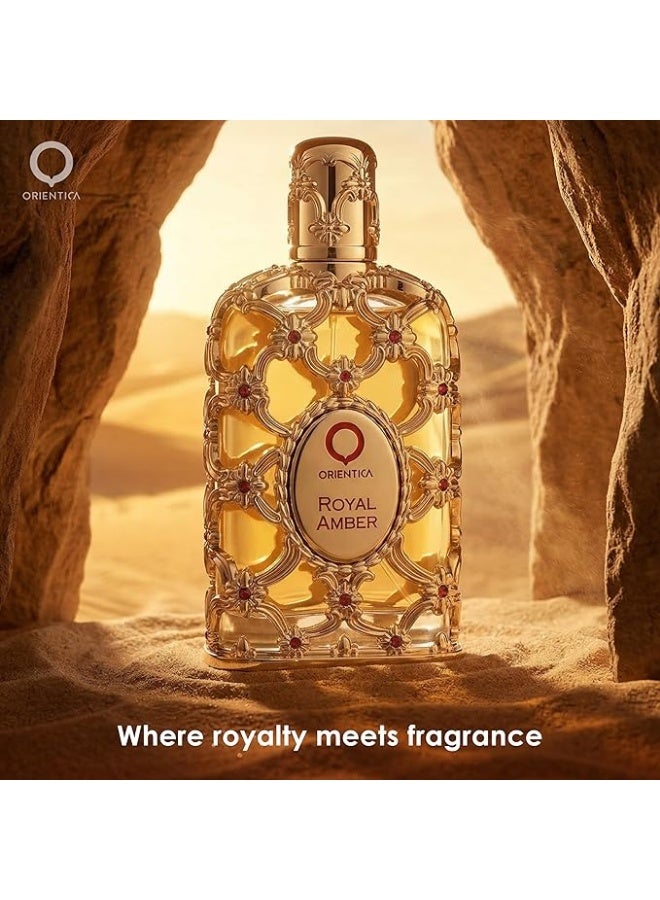 Orientica Luxury Collection Royal Amber for Unisex Eau de Parfum Spray 80ml - Image 3