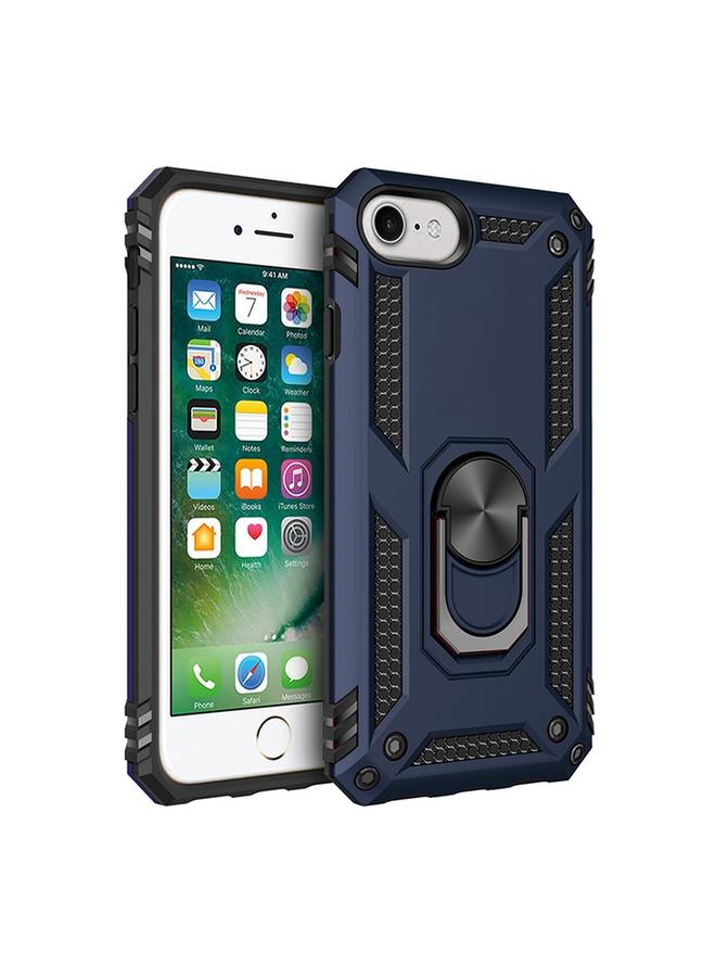 S-TOP Case For iPhone SE 2022 / SE 2020 Shockproof TPU + PC Protective Case with 360 Degree Rotating Holder - Image 2