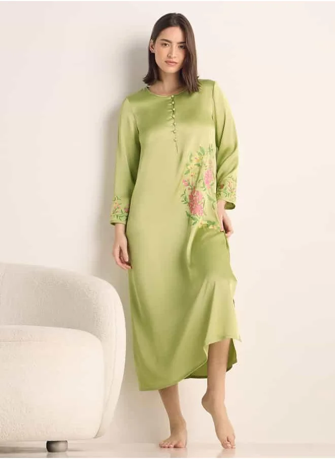 فاف Embroidered Night Dress