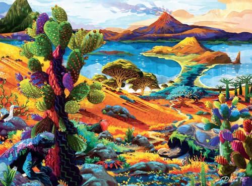 Buffalo Games Redina Tili Galapagos 1000 Piece Jigsaw Puzzle for Adults Challenging Puzzle Perfect for Game Nights Finished Size is 2675 x 1975 - Image 1