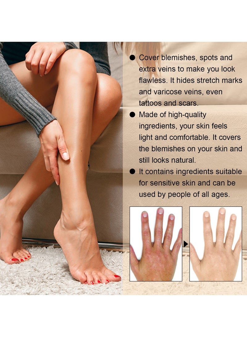 EELHOE Body Concealer Cream – Waterproof, Brightening Coverage for Birthmarks, Scars, Tattoos, and Spots in Three Shades - Image 5