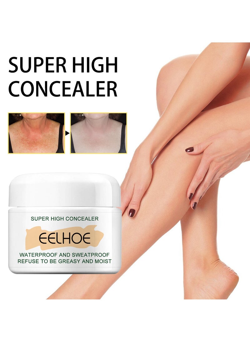 EELHOE Body Concealer Cream – Waterproof, Brightening Coverage for Birthmarks, Scars, Tattoos, and Spots in Three Shades - Image 2