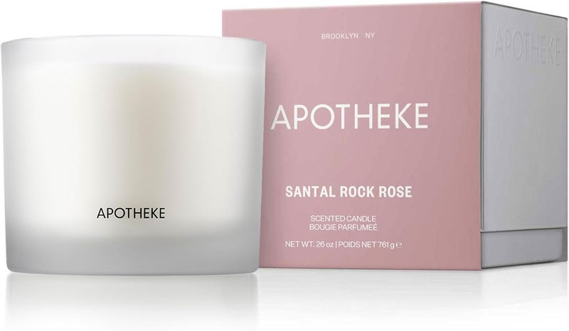 Apotheke 3-Wick Candles (Santal Rock Rose, 3-Wick)