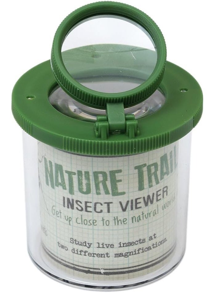 Rex London Nature Trail Insect Viewer for Kids – Bug Magnifier Loupe Jar with Lid | Educational Nature Exploration Tool | Perfect Outdoor Gift for Curious Little Explorers