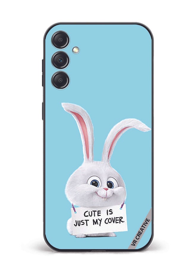 VR CREATIVE Protective Case Cover For Samsung Galaxy A34 Bunny Design Multicolour - Image 1