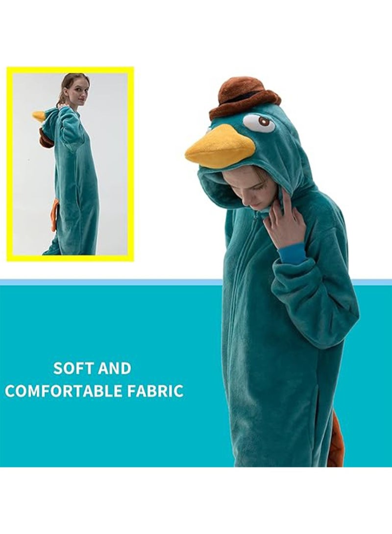 Snug Fit Unisex Adult Onesie Pajamas, Cosplay Animal One Piece  Costume Sleepwear Homewear  - Image 2
