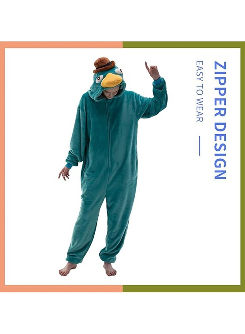 Snug Fit Unisex Adult Onesie Pajamas, Cosplay Animal One Piece  Costume Sleepwear Homewear  - Image 3