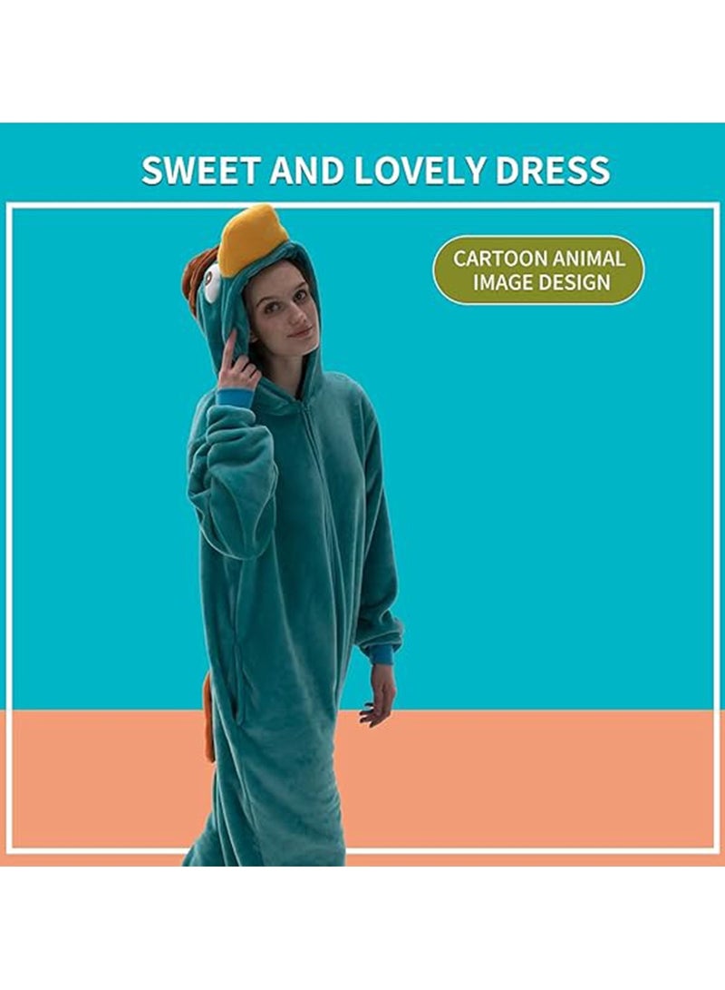 Snug Fit Unisex Adult Onesie Pajamas, Cosplay Animal One Piece  Costume Sleepwear Homewear  - Image 4
