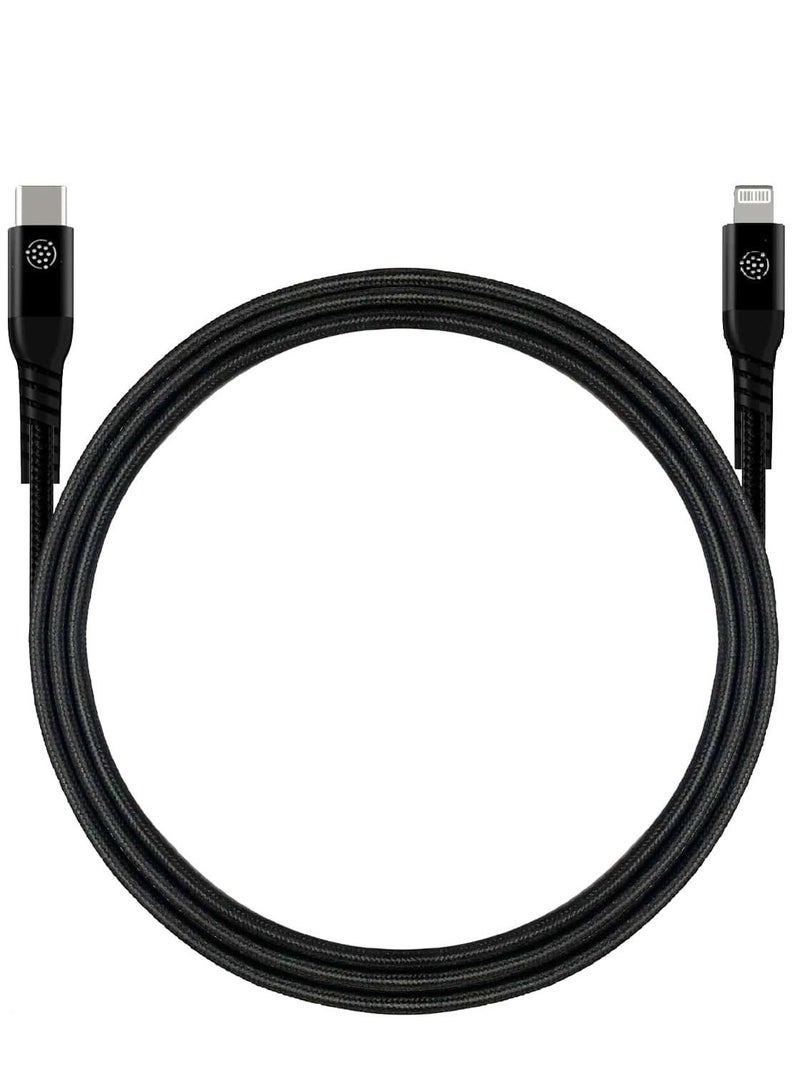 النقاط الزرقاء كابل USB-C أزرق نقطي بموصل لايتنينغ 1 متر - Image 2