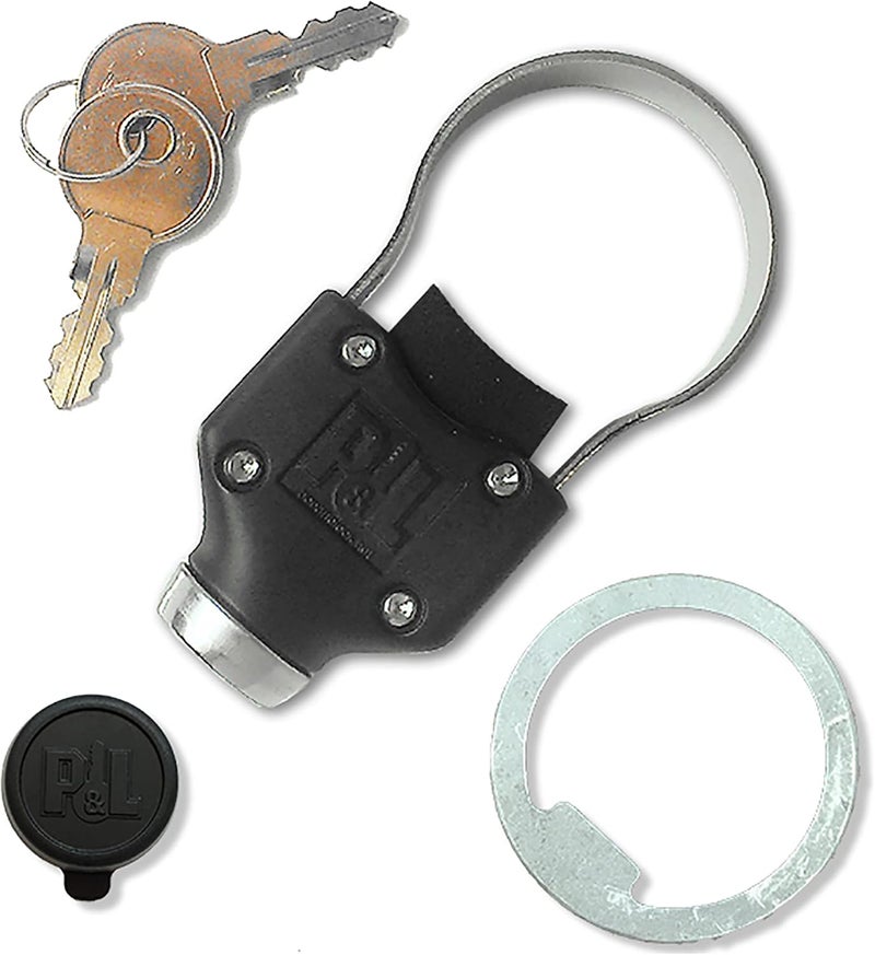 Pop & Lock Universal Black Tailgate Lock, Key Lock, PL9900, The Gate Defender, Truck Theft Prevention, Made in USA - Image 1