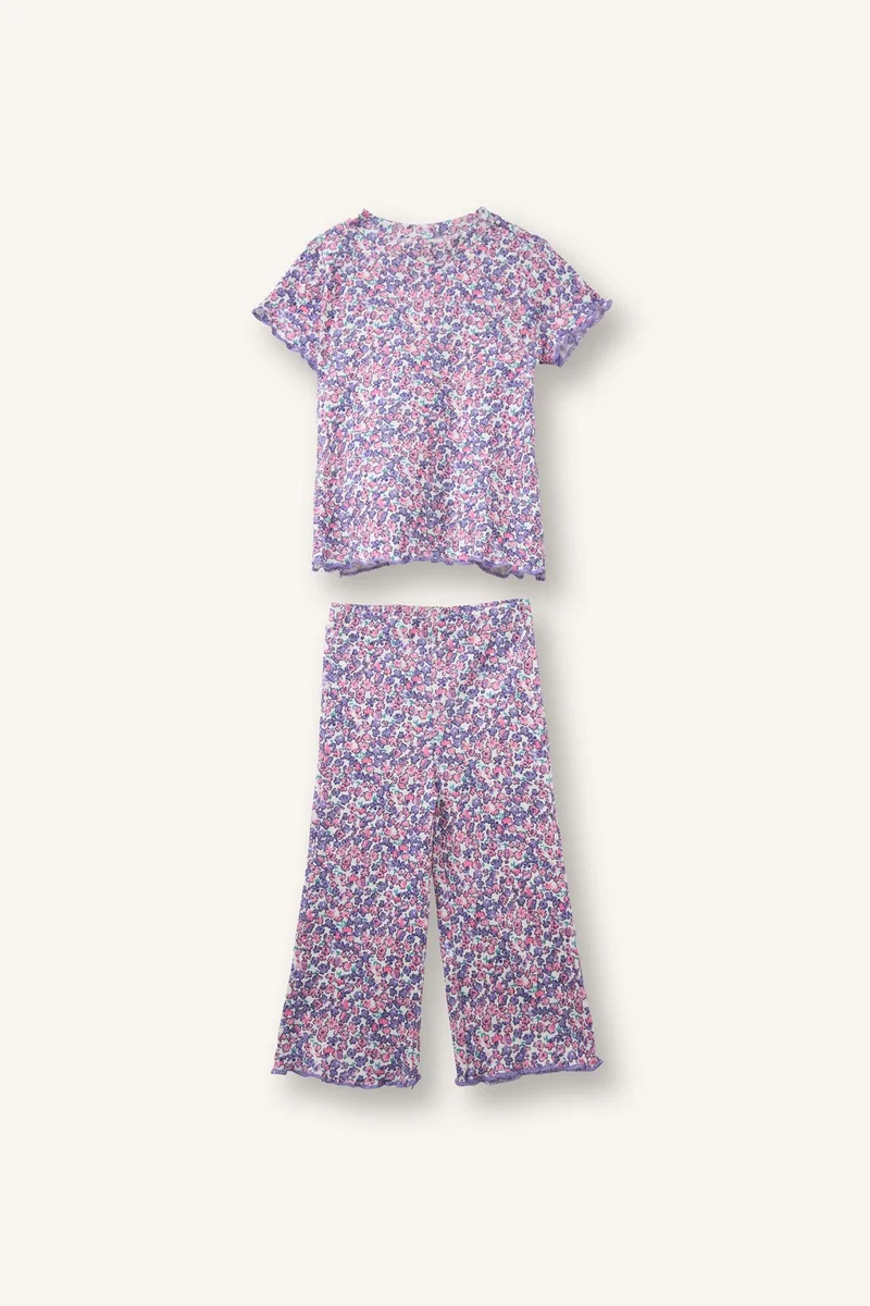DeFacto Baby Girl 2 Piece T-Shirt Pants Pyjamas Set